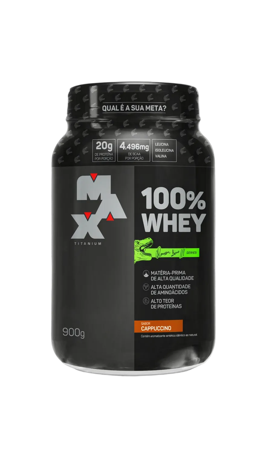 100% Whey 900g - Cappuccino - Linha Ramon Dino