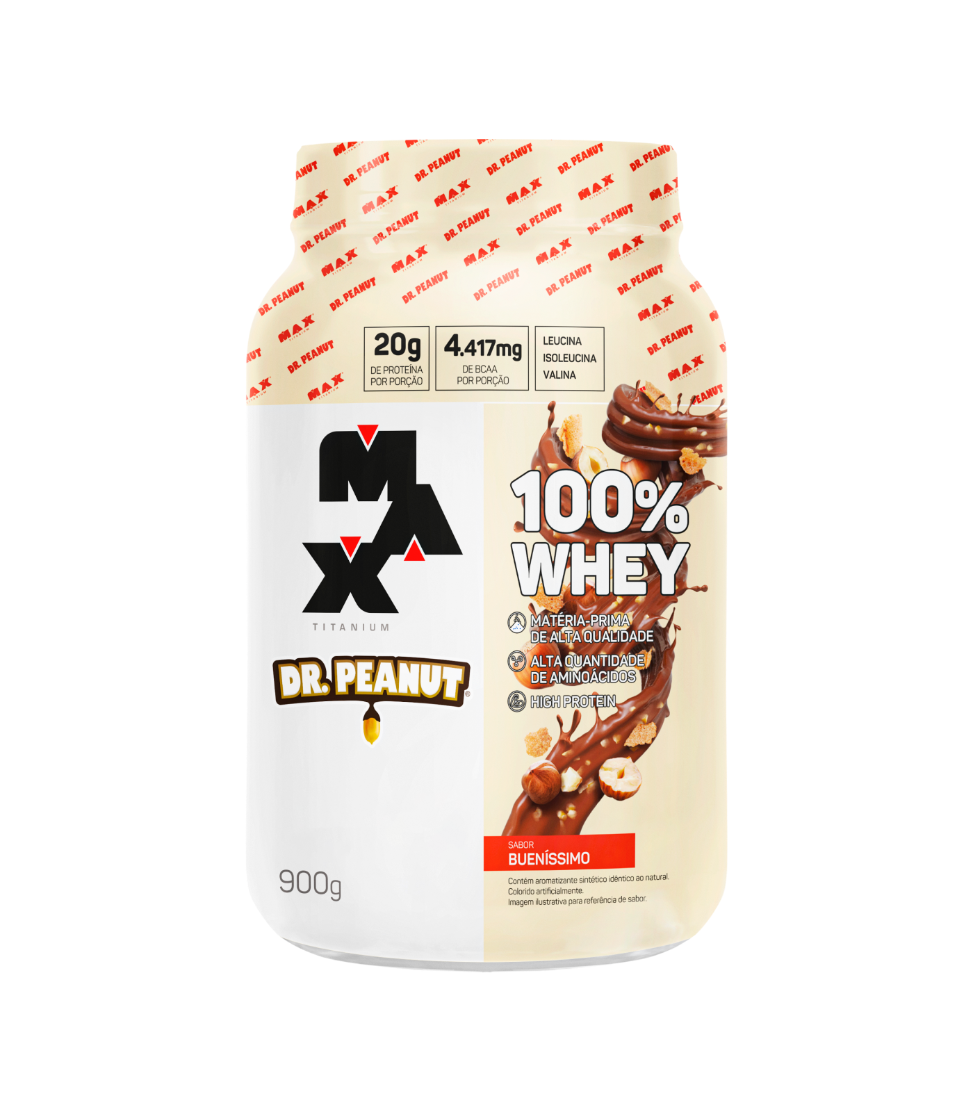 Whey Protein Dr. Peanut 100% Whey 900g - Bueníssimo
