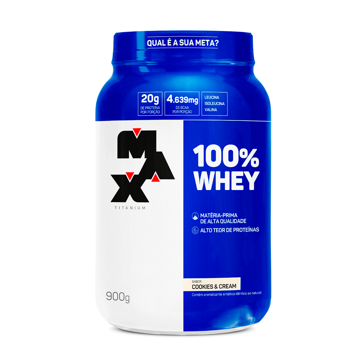 100% Whey 900g - Cookies & Cream