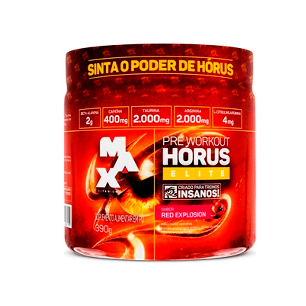 Pre Workout Horus Elite 390g - Red Explosion