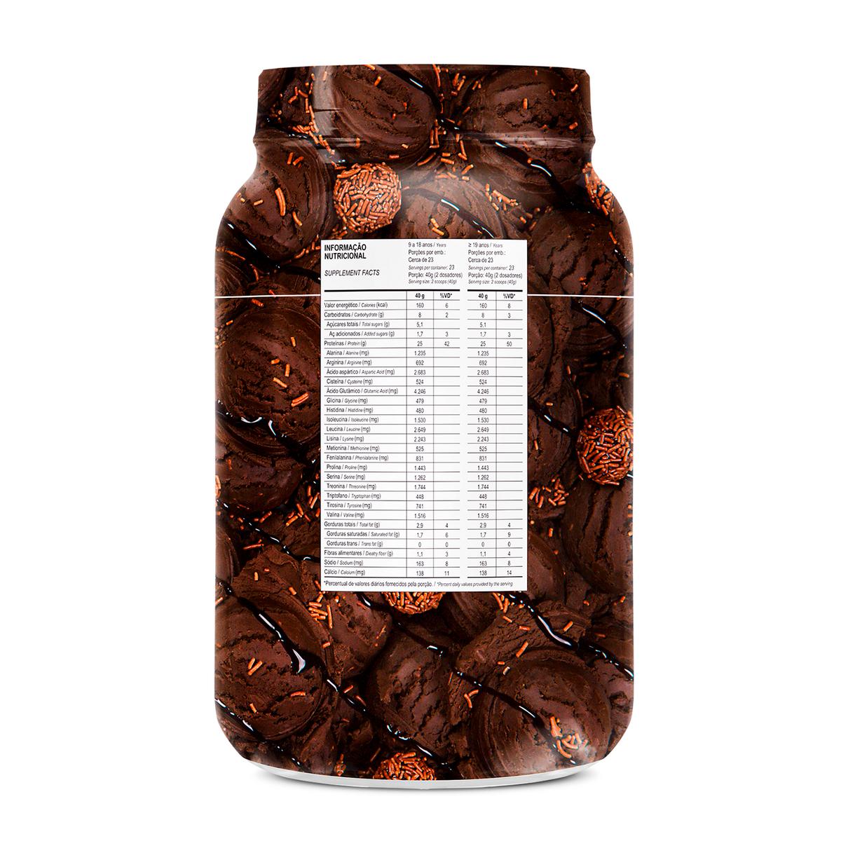 Top Whey 3W +Sabor 900g - Brigadeiro
