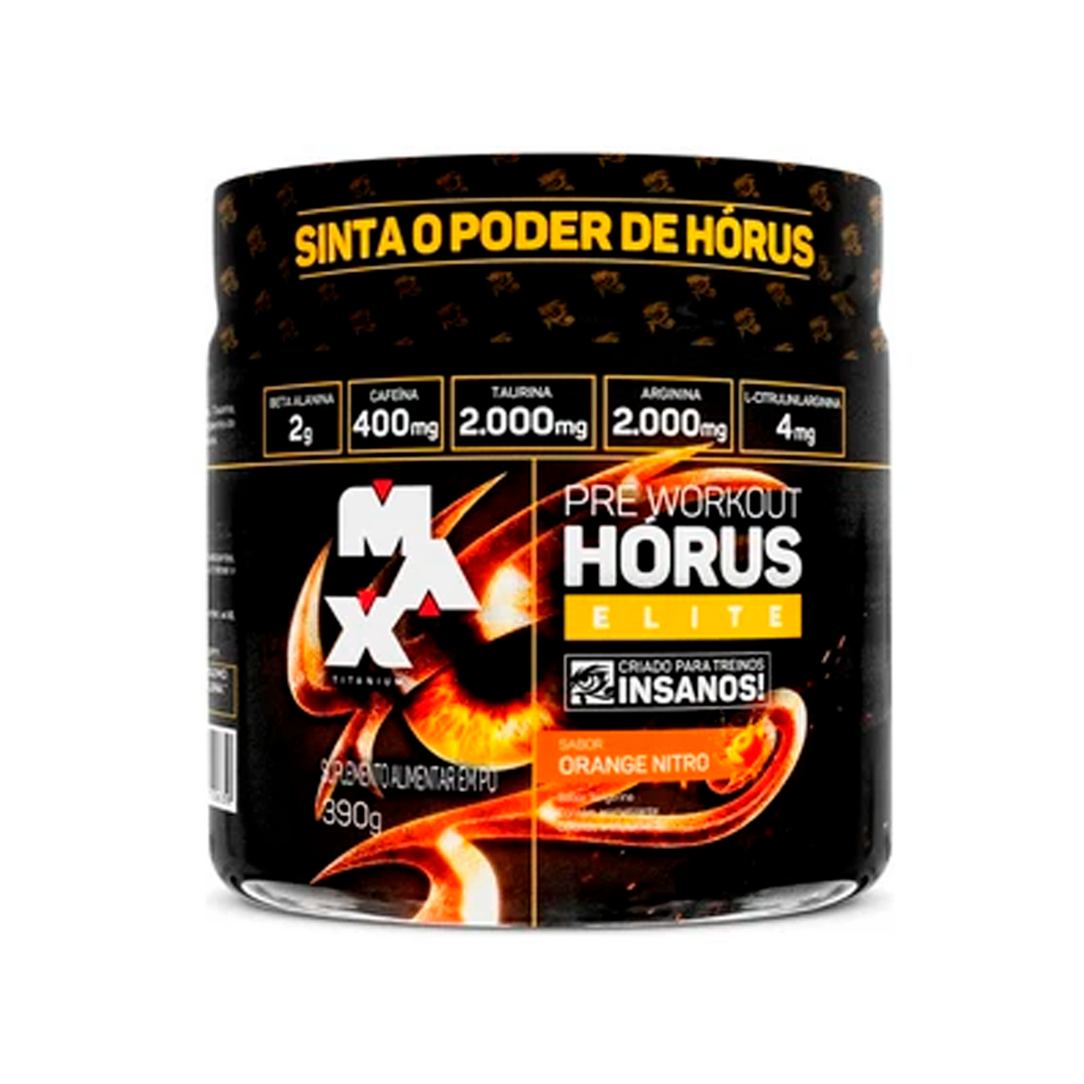 Pre Workout Horus Elite 390g - Orange Nitro