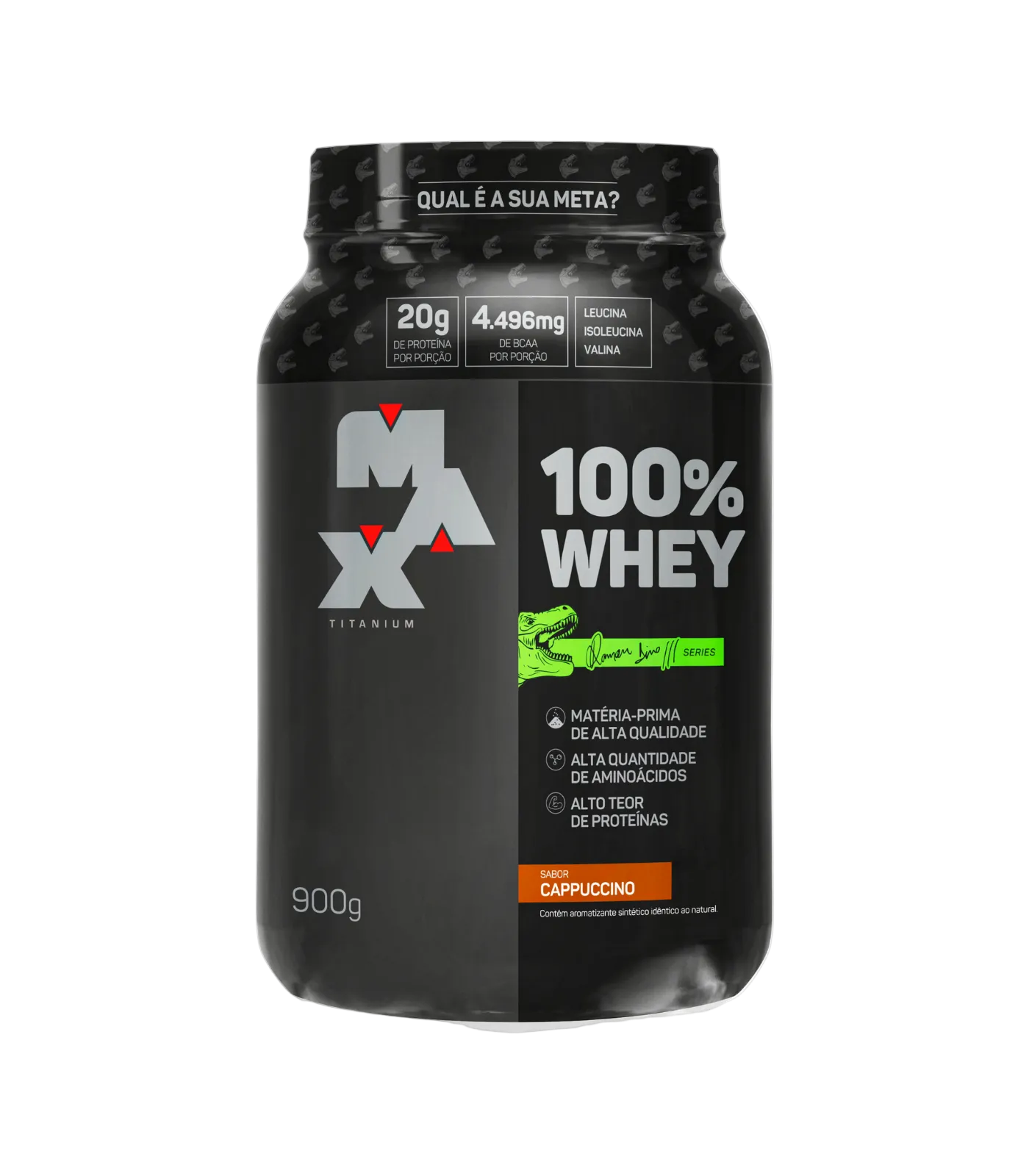 100% Whey 900g - Cappuccino - Linha Ramon Dino
