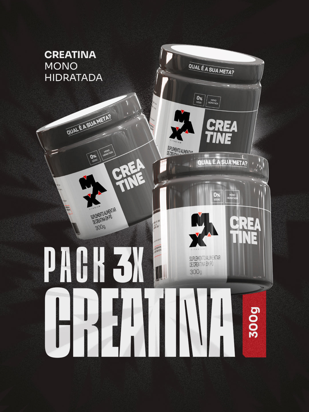 Kit 3x Creatinas