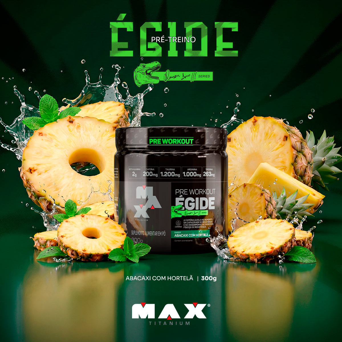 Égide 300g - Abacaxi e Hortelã - Linha Ramon Dino