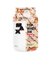Top Whey 3W +Sabor 900g - Chocolate Branco com Morango
