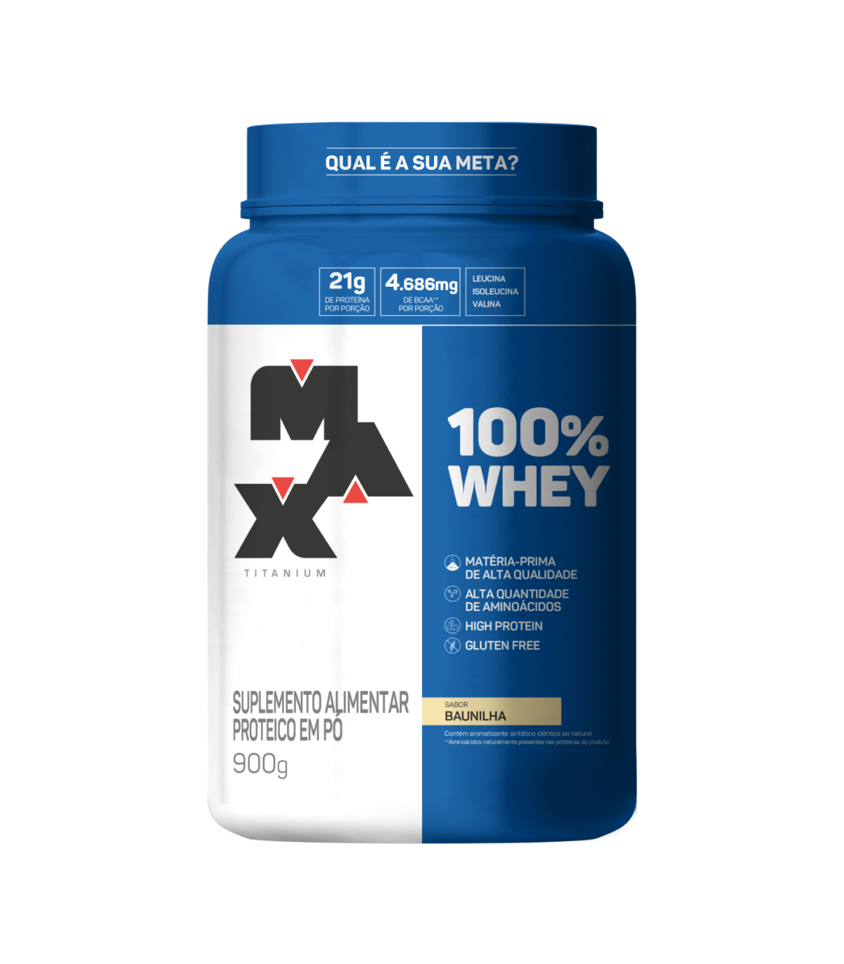 100 Whey 900g Baunilha