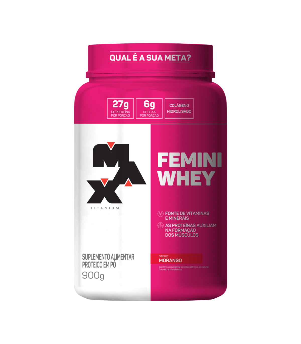 Femini Whey 900g Morango