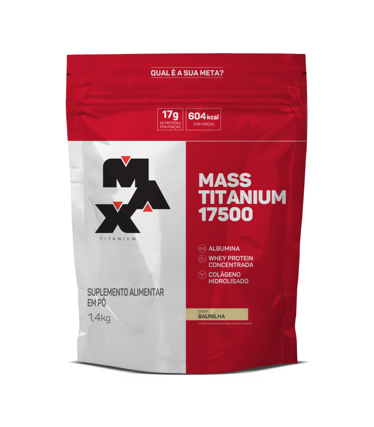 Mass Titanium 17500 1.4kg Baunilha