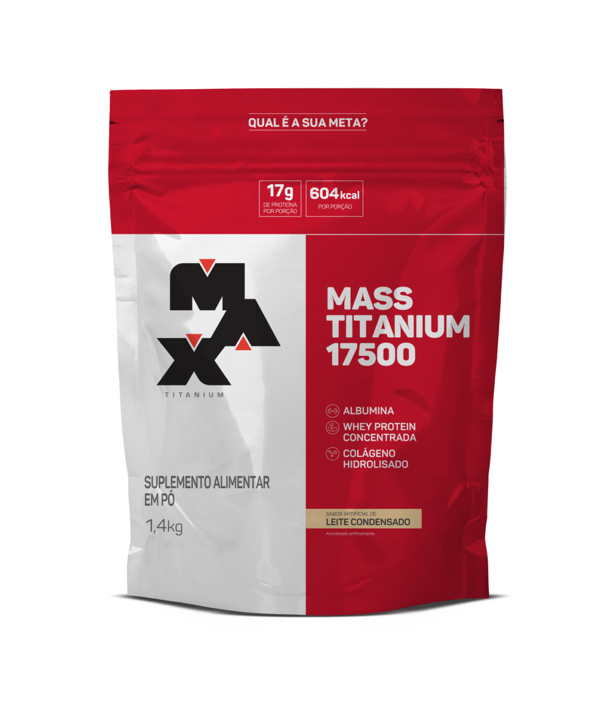 Mass Titanium 17500 1.4kg Leite Condensado