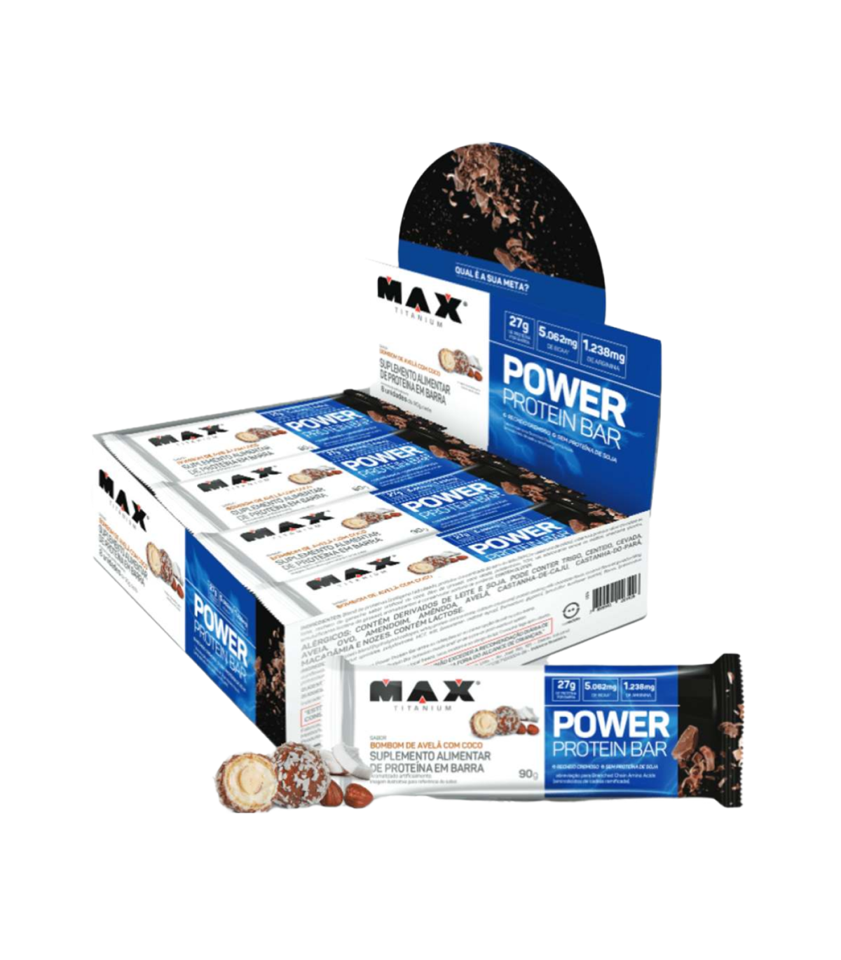 Power Protein Bar Chocolate com Avela 90g