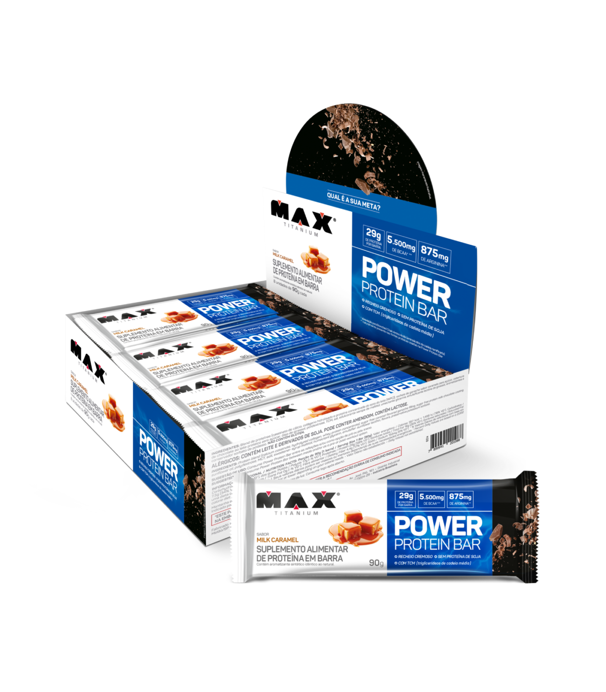 Power Protein Bar Milk Caramel 90g 1