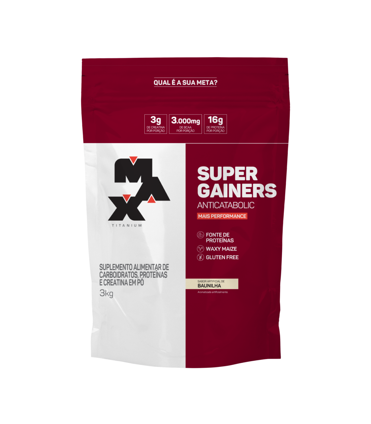 Super Gainers 3kg Baunilha