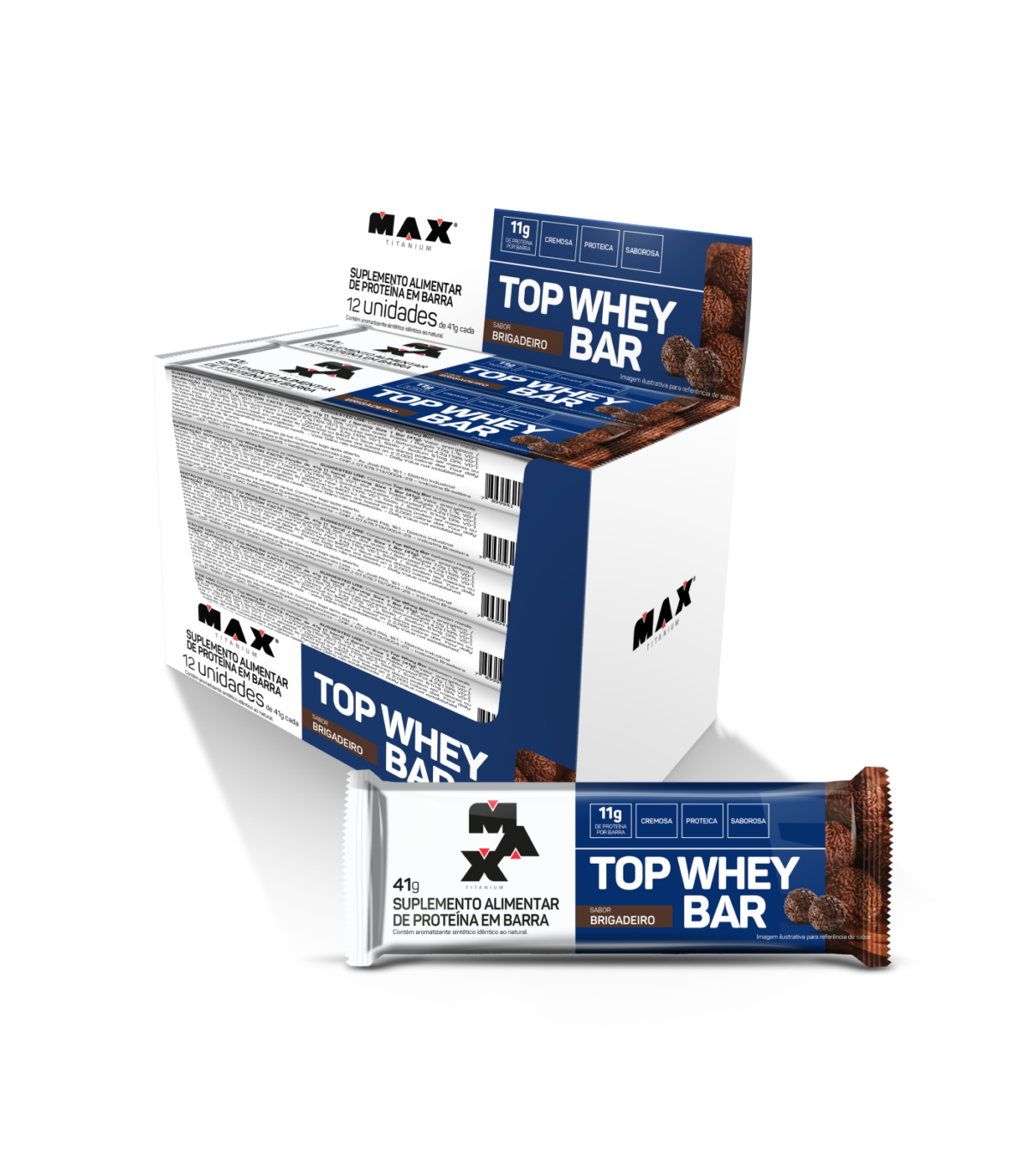 Top Whey Bar Brigadeiro 41g