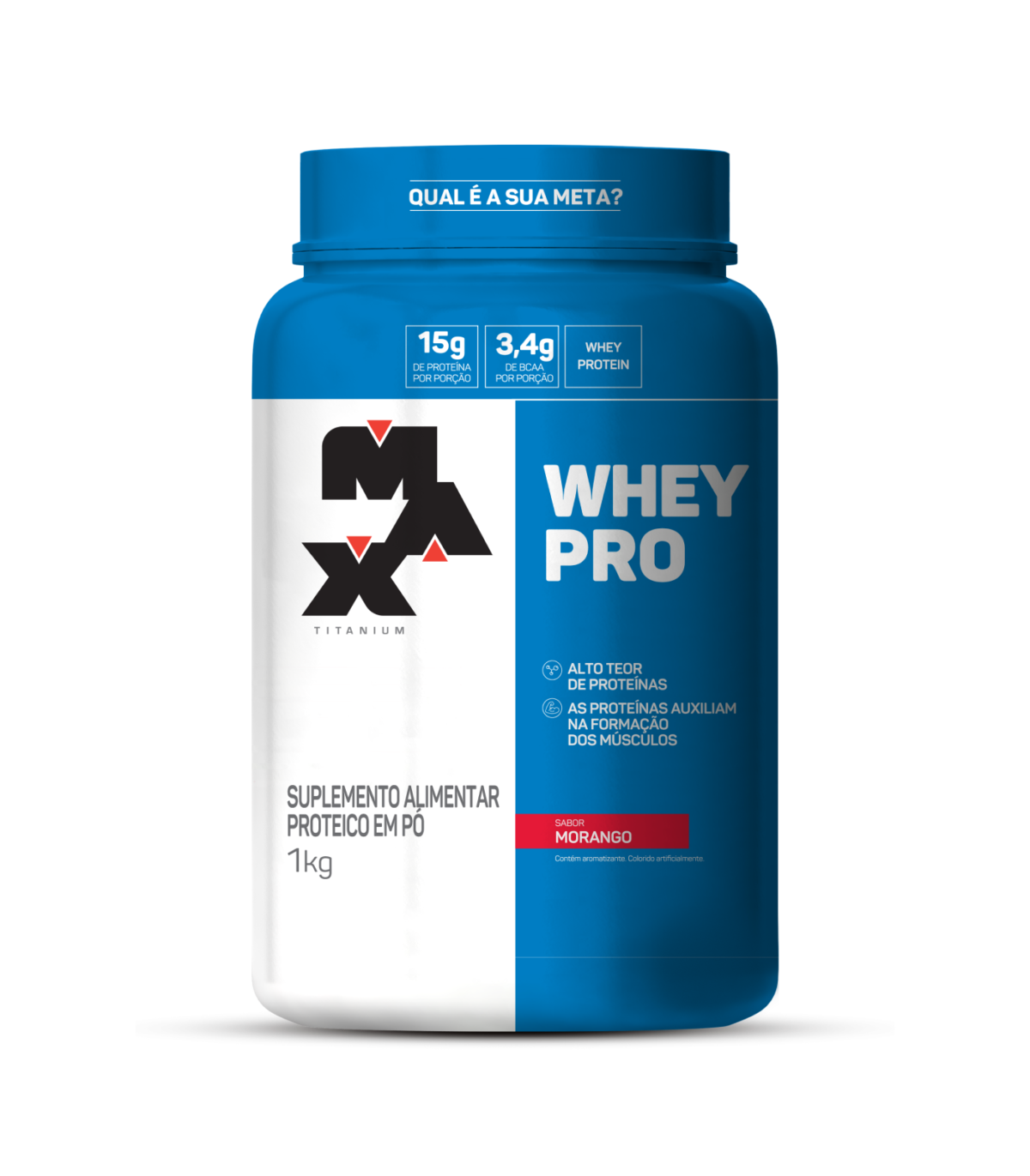 Whey Pro 1kg Morango